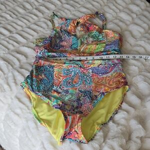 Bleu Rod Beattie Yellow Swimsuit